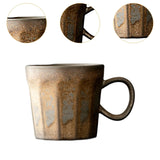 Maxbell Coffee Mug with Handle Stoneware Tea Water Hand Cup for Birthday Office Work grey