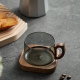 Maxbell Coffee Mug for Women Creative with Saucer 270ml Gifts for Latte Espresso