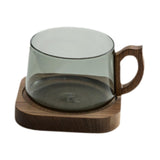 Maxbell Coffee Mug for Women Creative with Saucer 270ml Gifts for Latte Espresso
