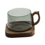Maxbell Coffee Mug for Women Creative with Saucer 270ml Gifts for Latte Espresso