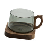 Maxbell Coffee Mug for Women Creative with Saucer 270ml Gifts for Latte Espresso