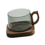 Maxbell Coffee Mug for Women Creative with Saucer 270ml Gifts for Latte Espresso