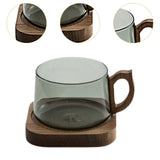 Maxbell Coffee Mug for Women Creative with Saucer 270ml Gifts for Latte Espresso