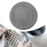 Maxbell Drain Hair Catcher Silicone Floor Drain Strainer for Bathroom Bathtub Toilet grey