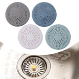 Maxbell Drain Hair Catcher Silicone Floor Drain Strainer for Bathroom Bathtub Toilet grey
