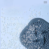 Maxbell Drain Hair Catcher Silicone Floor Drain Strainer for Bathroom Bathtub Toilet grey