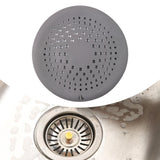 Maxbell Drain Hair Catcher Silicone Floor Drain Strainer for Bathroom Bathtub Toilet grey