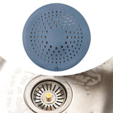 Maxbell Drain Hair Catcher Silicone Floor Drain Strainer for Bathroom Bathtub Toilet blue