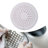 Maxbell Drain Hair Catcher Silicone Floor Drain Strainer for Bathroom Bathtub Toilet white