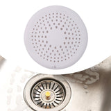 Maxbell Drain Hair Catcher Silicone Floor Drain Strainer for Bathroom Bathtub Toilet white