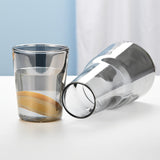 Maxbell Glass Cup Drinkware Transparent Drinking Portable Reusable Water Pitcher Set grey