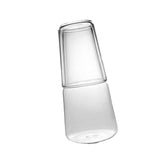 Maxbell Glass Cup Drinkware Transparent Drinking Portable Reusable Water Pitcher Set clear