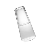 Maxbell Glass Cup Drinkware Transparent Drinking Portable Reusable Water Pitcher Set clear