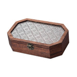 Maxbell Wooden Desktop Storage Box Reusable Display Holder for Office Pantry Cabinet S