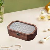 Maxbell Wooden Desktop Storage Box Reusable Display Holder for Office Pantry Cabinet S