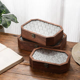 Maxbell Wooden Desktop Storage Box Reusable Display Holder for Office Pantry Cabinet M