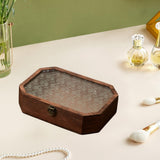 Maxbell Wooden Desktop Storage Box Reusable Display Holder for Office Pantry Cabinet M