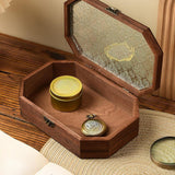 Maxbell Wooden Desktop Storage Box Reusable Display Holder for Office Pantry Cabinet L