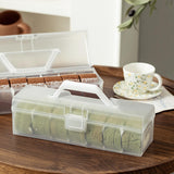 Maxbell Portable Bread Box Packaging Box Bread Keeper for Baguettes Bread Rolls Buns