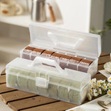 Maxbell Portable Bread Box Packaging Box Bread Keeper for Baguettes Bread Rolls Buns