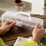 Maxbell Portable Bread Box Packaging Box Bread Keeper for Baguettes Bread Rolls Buns