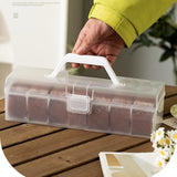 Maxbell Portable Bread Box Packaging Box Bread Keeper for Baguettes Bread Rolls Buns