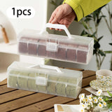 Maxbell Portable Bread Box Packaging Box Bread Keeper for Baguettes Bread Rolls Buns