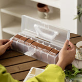 Maxbell Portable Bread Box Packaging Box Bread Keeper for Baguettes Bread Rolls Buns