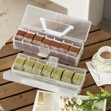 Maxbell Portable Bread Box Packaging Box Bread Keeper for Baguettes Bread Rolls Buns