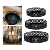 Maxbell Turntable Tray Rotating Round Turntable Organizer for Bathroom Pantry Dining S