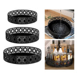 Maxbell Turntable Tray Rotating Round Turntable Organizer for Bathroom Pantry Dining S