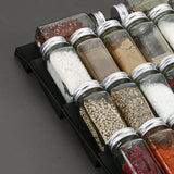 Maxbell Spice Drawer Organizer Racks Spice Racks for Restaurant Bedroom Drawing Room black