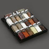 Maxbell Spice Drawer Organizer Racks Spice Racks for Restaurant Bedroom Drawing Room black