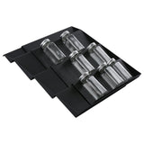 Maxbell Spice Drawer Organizer Racks Spice Racks for Restaurant Bedroom Drawing Room black
