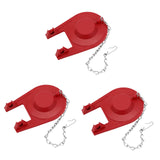 Maxbell 3 Pieces Toilet Flappers Replaces Seal High Performance for Tanks Accessories