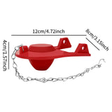 Maxbell 3 Pieces Toilet Flappers Replaces Seal High Performance for Tanks Accessories
