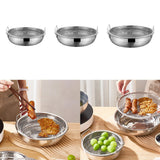 Maxbell Fried Food Server Stainless Steel Net Basket for Home Kitchen Barbecue Grill S