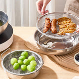 Maxbell Fried Food Server Stainless Steel Net Basket for Home Kitchen Barbecue Grill S