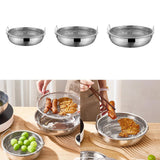 Maxbell Fried Food Server Stainless Steel Net Basket for Home Kitchen Barbecue Grill S