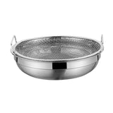Maxbell Fried Food Server Stainless Steel Net Basket for Home Kitchen Barbecue Grill M