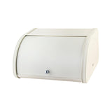 Maxbell Bread Box Roll Top Rustic Bread Box Bin for Coffee Shop Farmhouse Countertop white