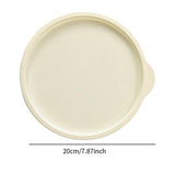 Maxbell Silicone Stretch Lid Versatile Round Silicone Storage Cover for Kitchen Cups 8inch white
