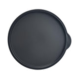 Maxbell Silicone Stretch Lid Versatile Round Silicone Storage Cover for Kitchen Cups 9inch black