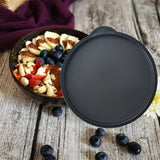 Maxbell Silicone Stretch Lid Versatile Round Silicone Storage Cover for Kitchen Cups 9inch black