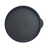 Maxbell Silicone Stretch Lid Versatile Round Silicone Storage Cover for Kitchen Cups 8inch black