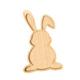 Maxbell Wooden Serving Platter Festivals Gifts Wooden Tray for Fruit Bread Appetizer Rabbit Shaped