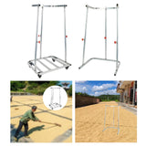 Maxbell Bag Support Stand Sack Holder Multipurpose Load Bearing Practical Bag Holder With four wheels
