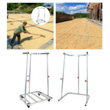 Maxbell Bag Support Stand Sack Holder Multipurpose Load Bearing Practical Bag Holder With four wheels