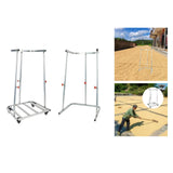 Maxbell Bag Support Stand Sack Holder Multipurpose Load Bearing Practical Bag Holder With four wheels