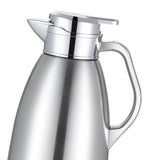 Maxbell Thermal Insulated Carafes Kettle 2.3L Drink Dispenser for Office Coffee silvery